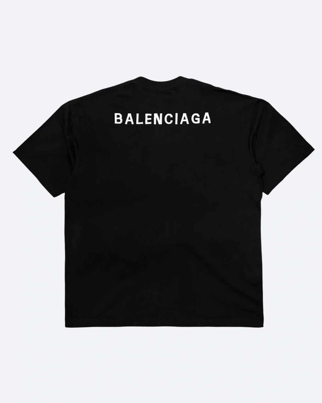 Balenciaga - Tričko s vyšitým logem - Černé