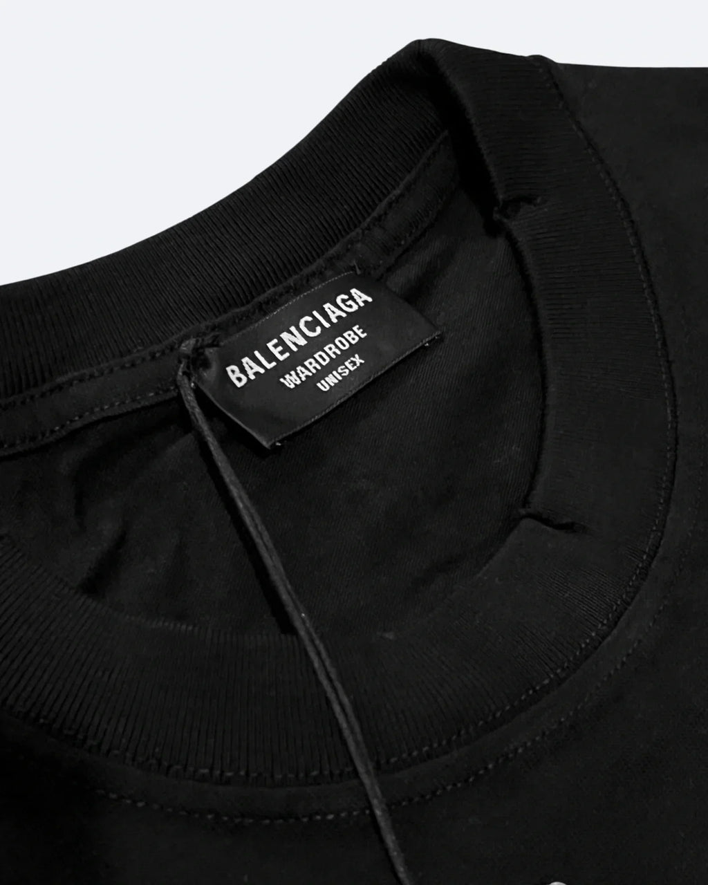 Balenciaga - Tričko s vyšitým logem - Černé