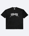 Vetements - tričko s kovovým logem - černé