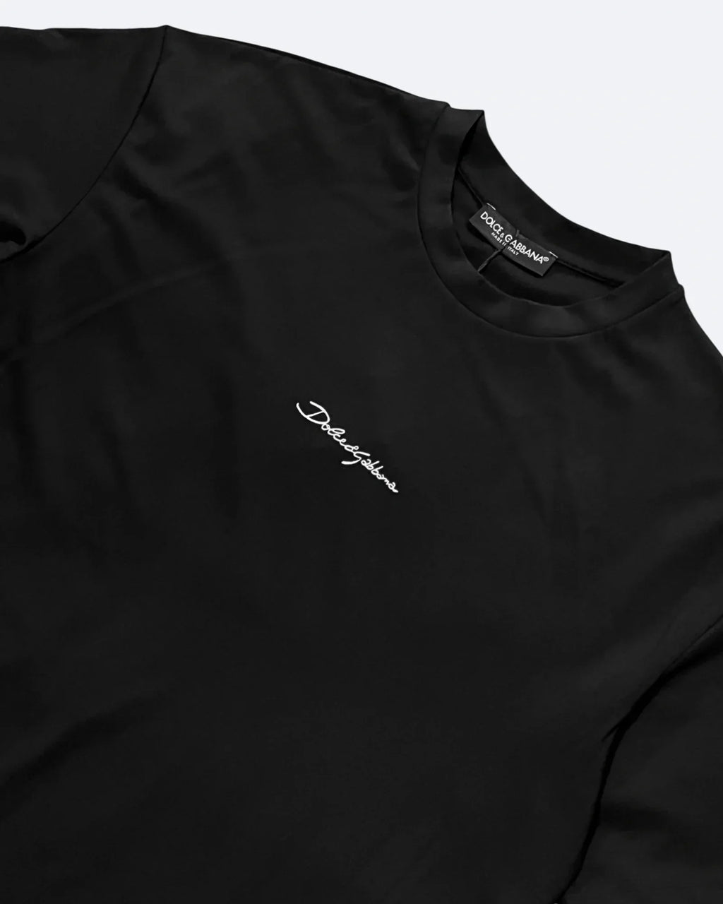 Dolce & Gabbana – tričko Signature Logo Fit – černé