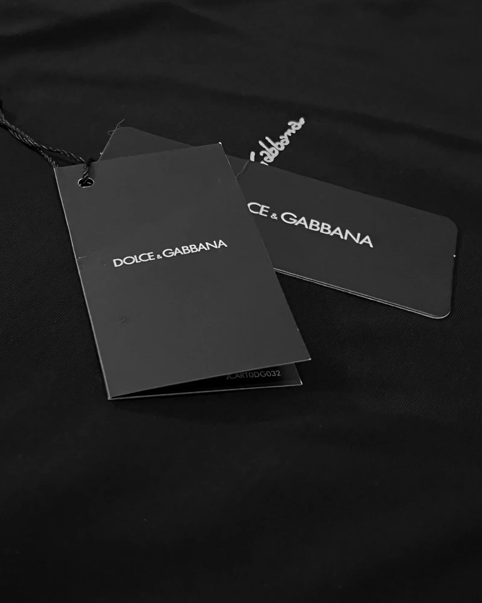 Dolce & Gabbana – tričko Signature Logo Fit – černé