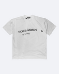 Dolce & Gabbana - tričko s logem Concept - bílé