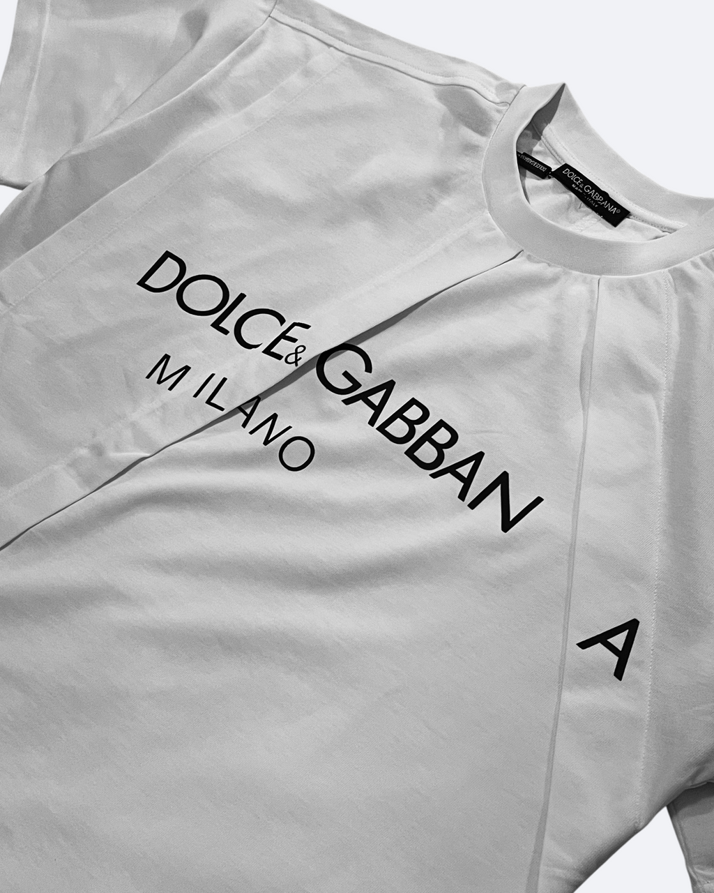 Dolce & Gabbana - tričko s logem Concept - bílé