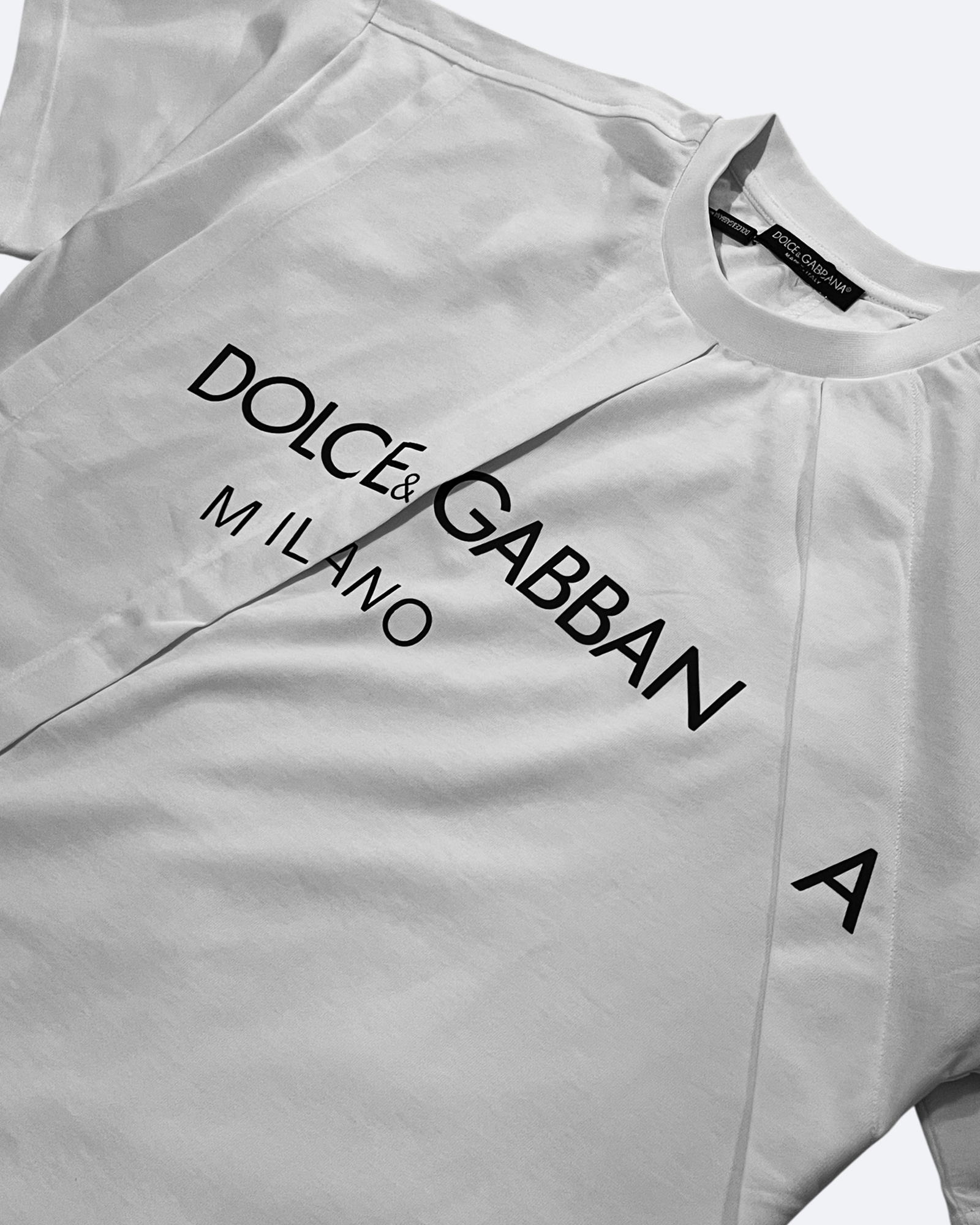 Dolce & Gabbana - tričko s logem Concept - bílé