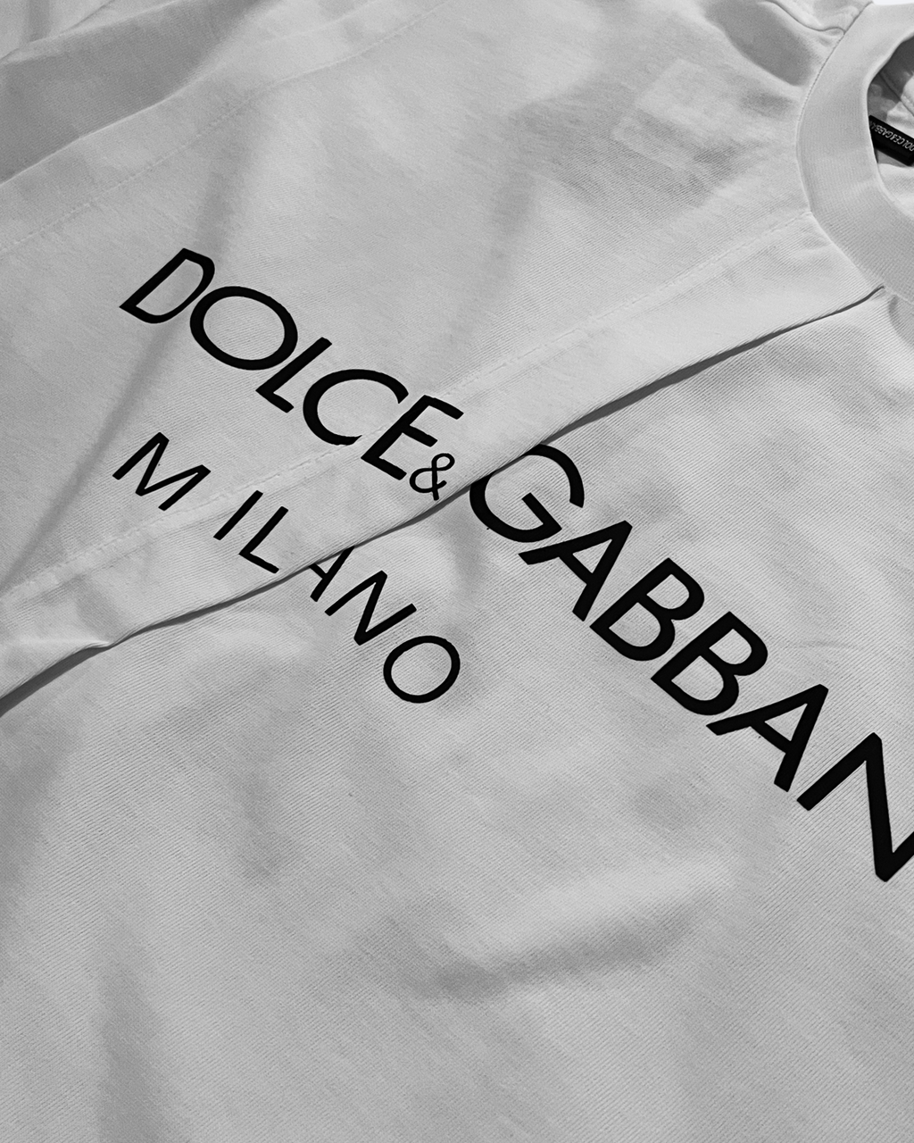 Dolce & Gabbana - tričko s logem Concept - bílé