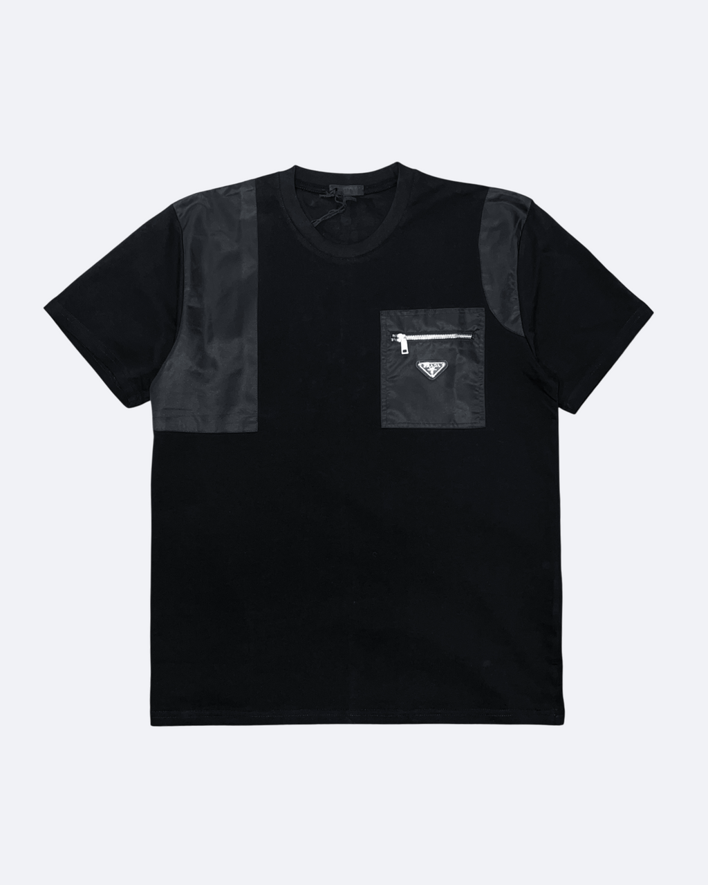 Prada – Tričko Concept Pocket Logo – černé