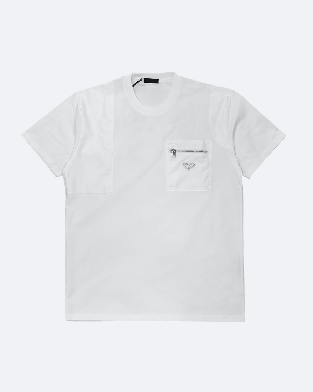 Prada – tričko s logem Concept Pocket – bílá