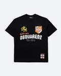 Dsquared2 - Tričko s grafikou štítu - Černá