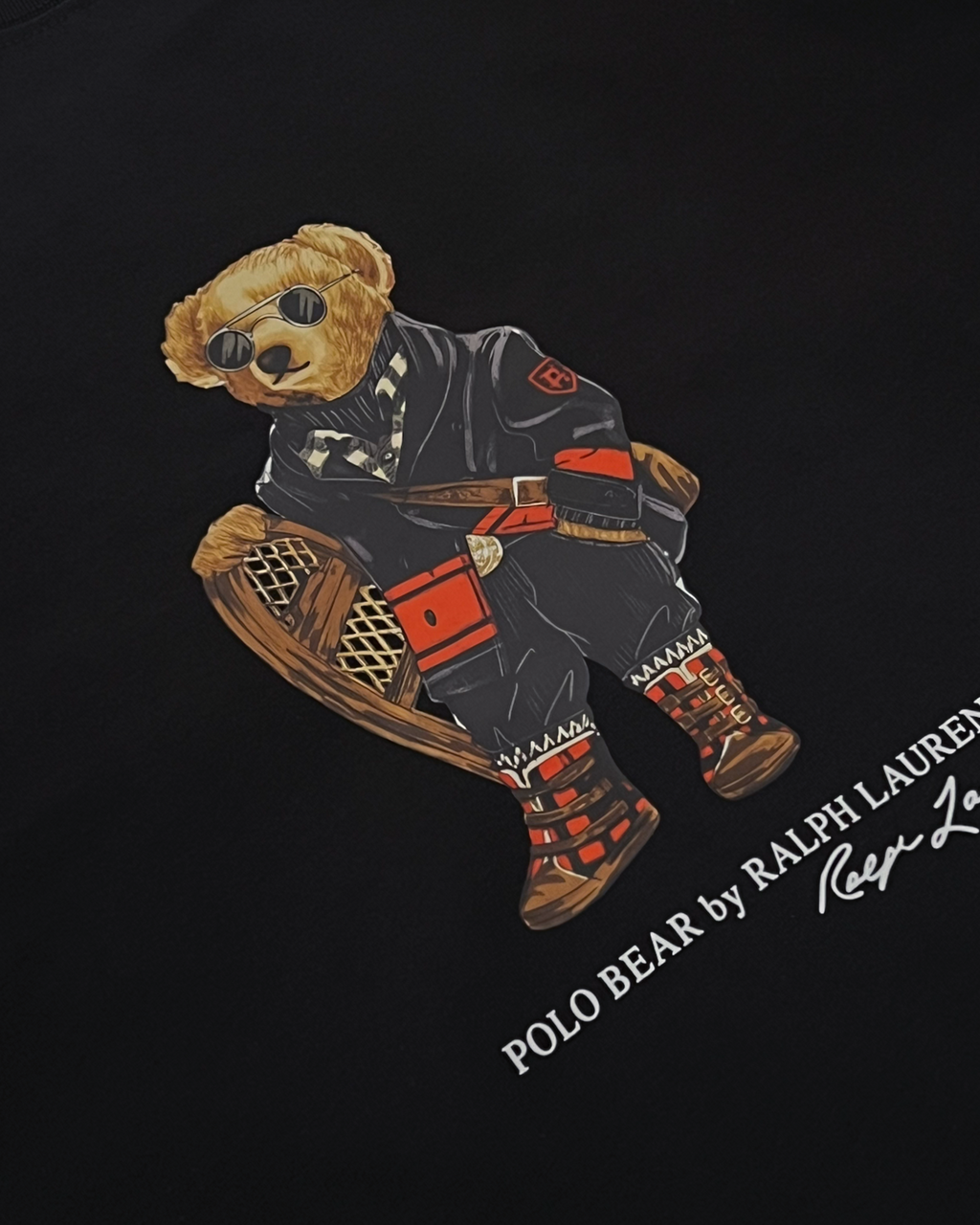 Ralph Lauren - Tričko Samurai Bear - černé