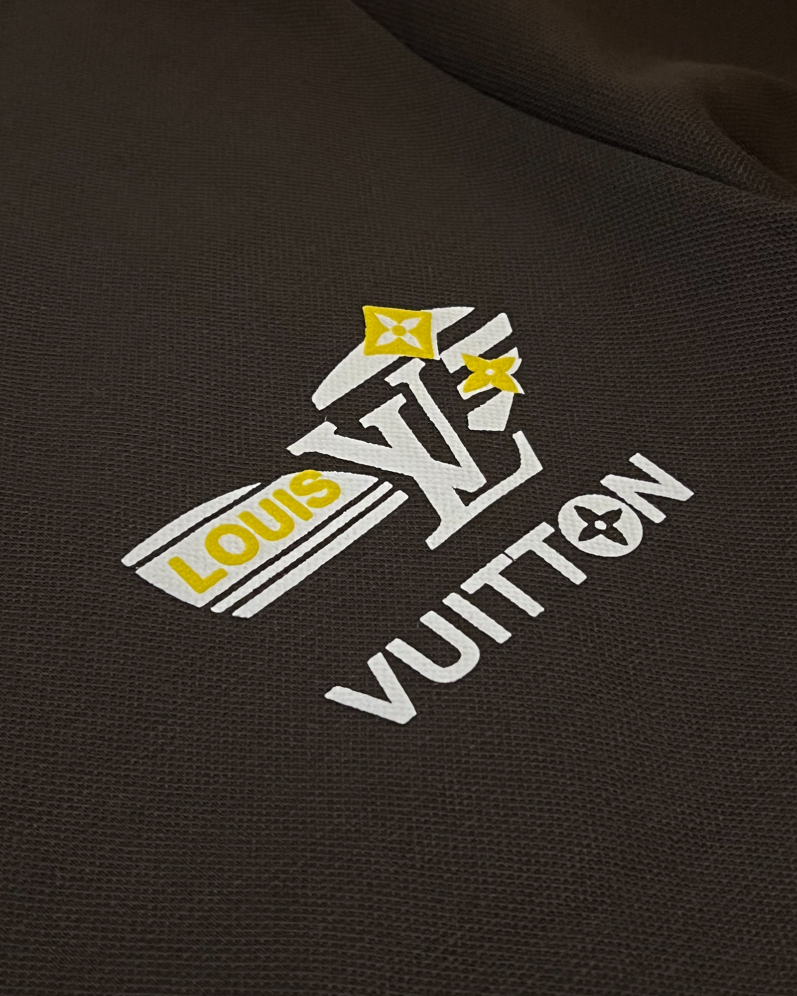 LVTN – tričko Avio s logem – tmavě hnědé
