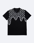 LVTN – tričko s potiskem Drip Pattern – černé
