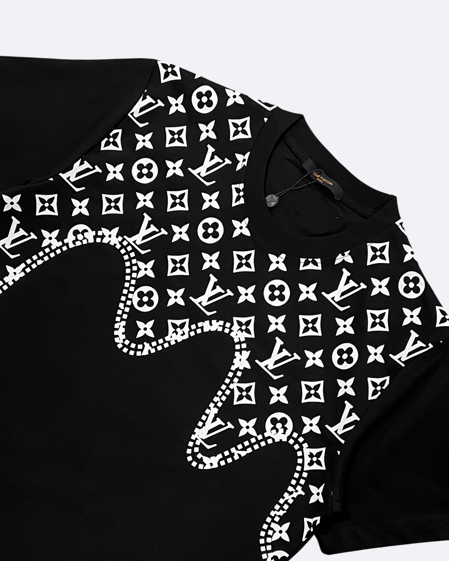 LVTN – tričko s potiskem Drip Pattern – černé