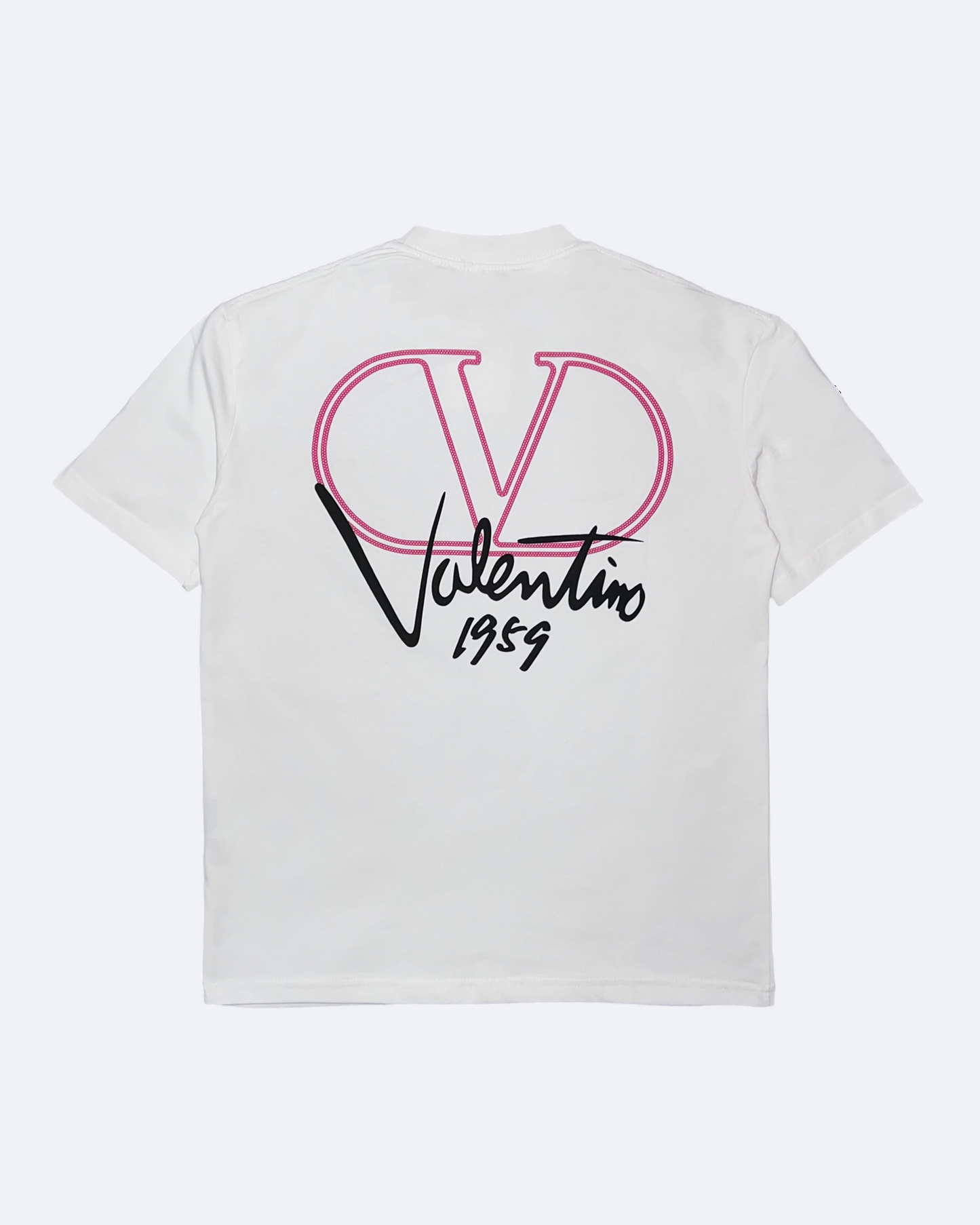 Valentino – Tričko s logem ve stylu písma – bílé
