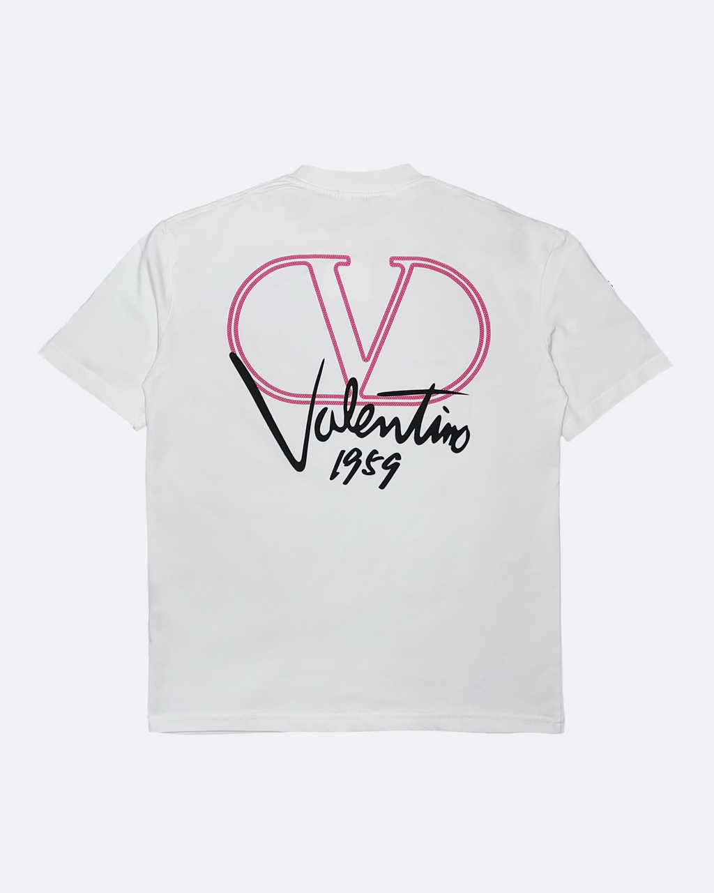 Valentino – Tričko s logem ve stylu písma – bílé