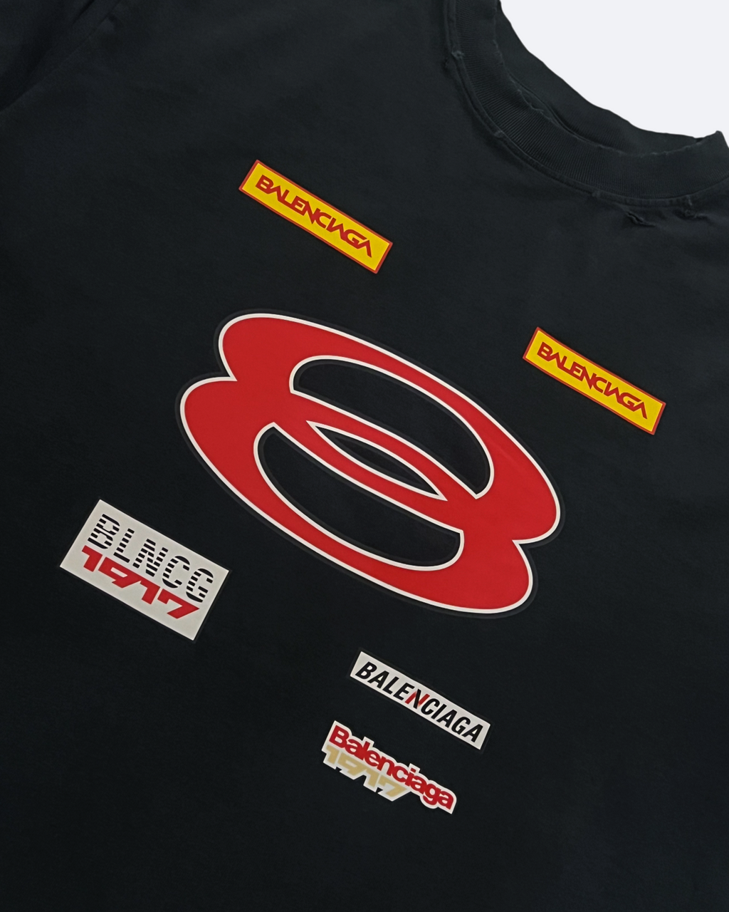 Balenciaga - Tričko Logo Archive 2026 - Černé