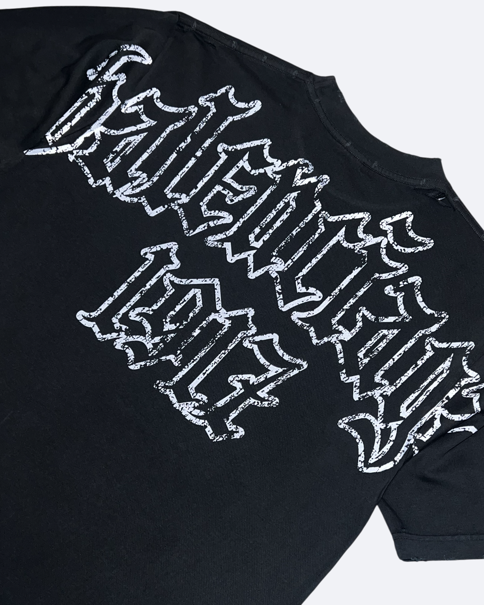 Balenciaga - Tričko s kovovým logem na zádech - Sepraná černá