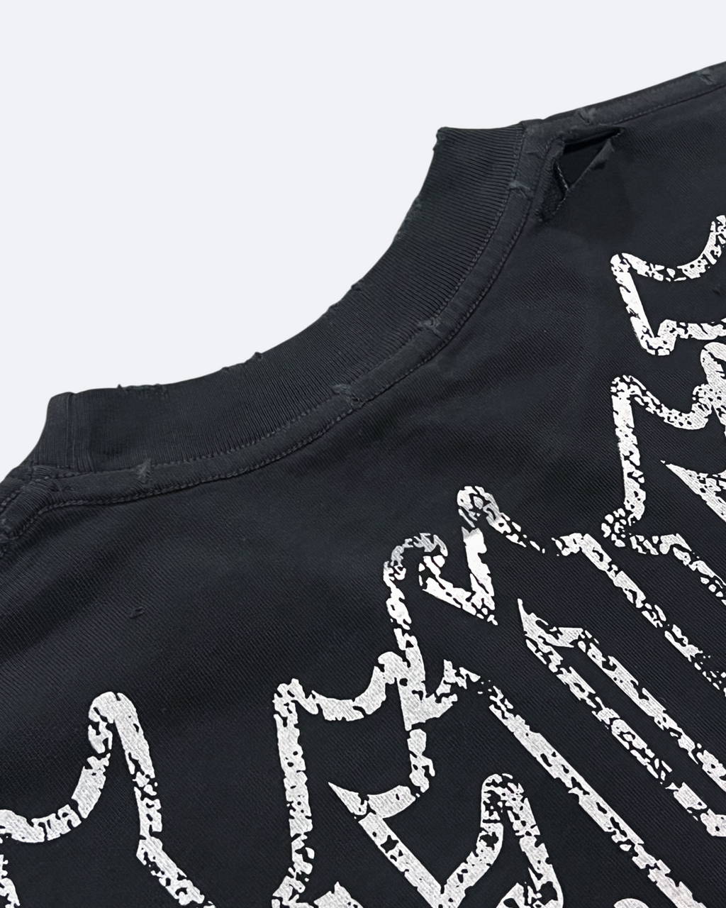 Balenciaga - Tričko s kovovým logem na zádech - Sepraná černá