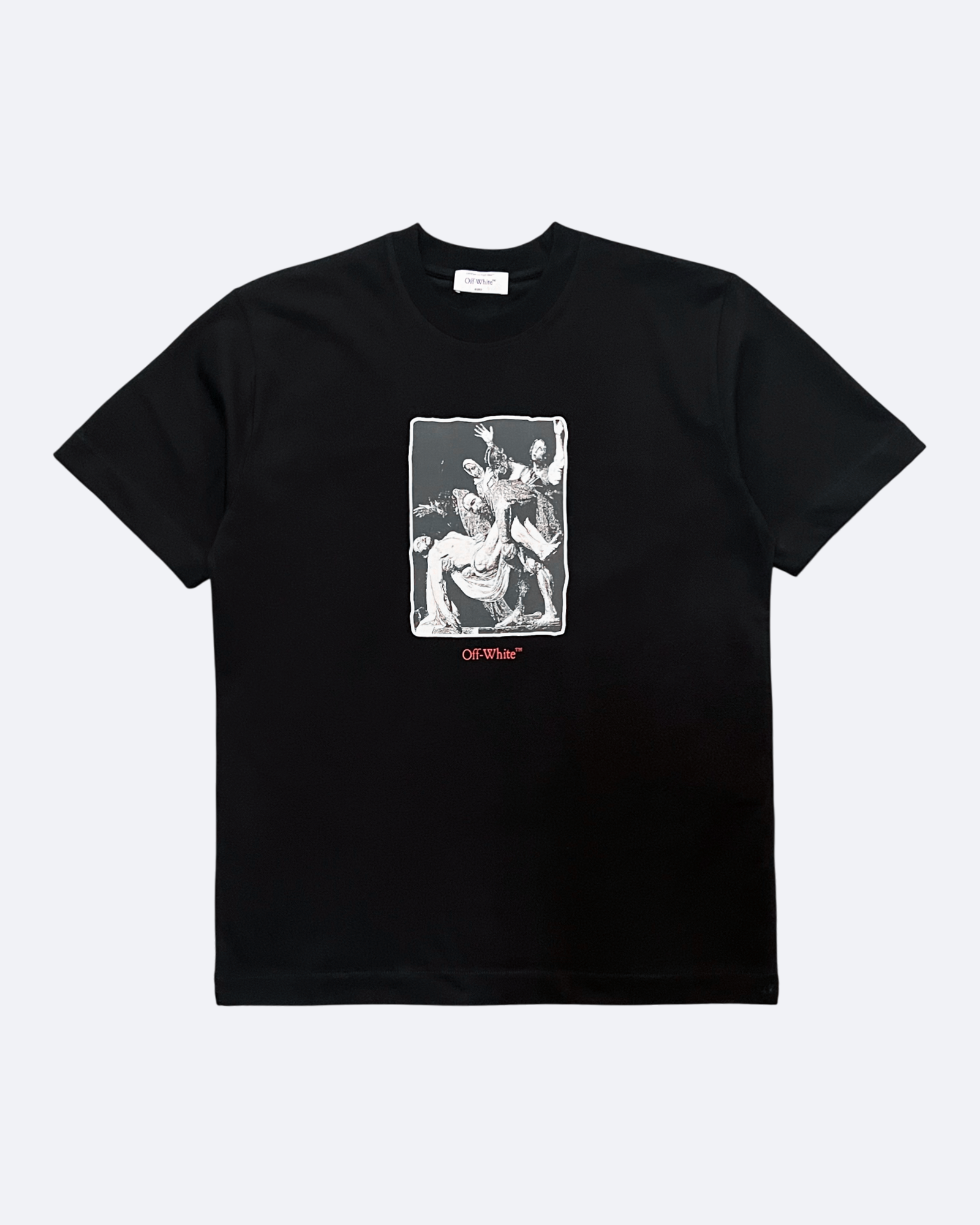Off-White - Tričko s grafikou Caravaggio - Černé