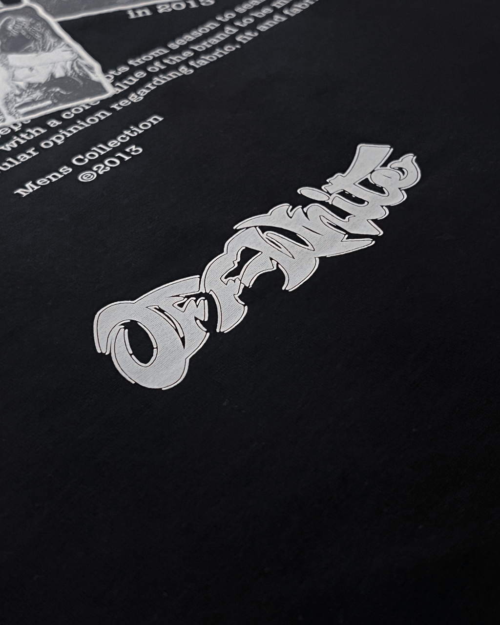 Off-White - Tričko s grafikou Caravaggio - Černé