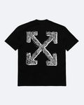 Off-White – tričko Drawing Arrow – černé