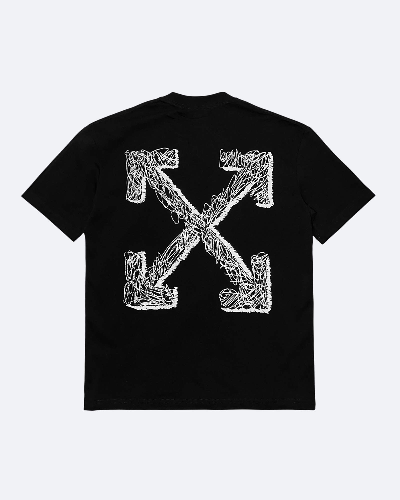 Off-White – tričko Drawing Arrow – černé