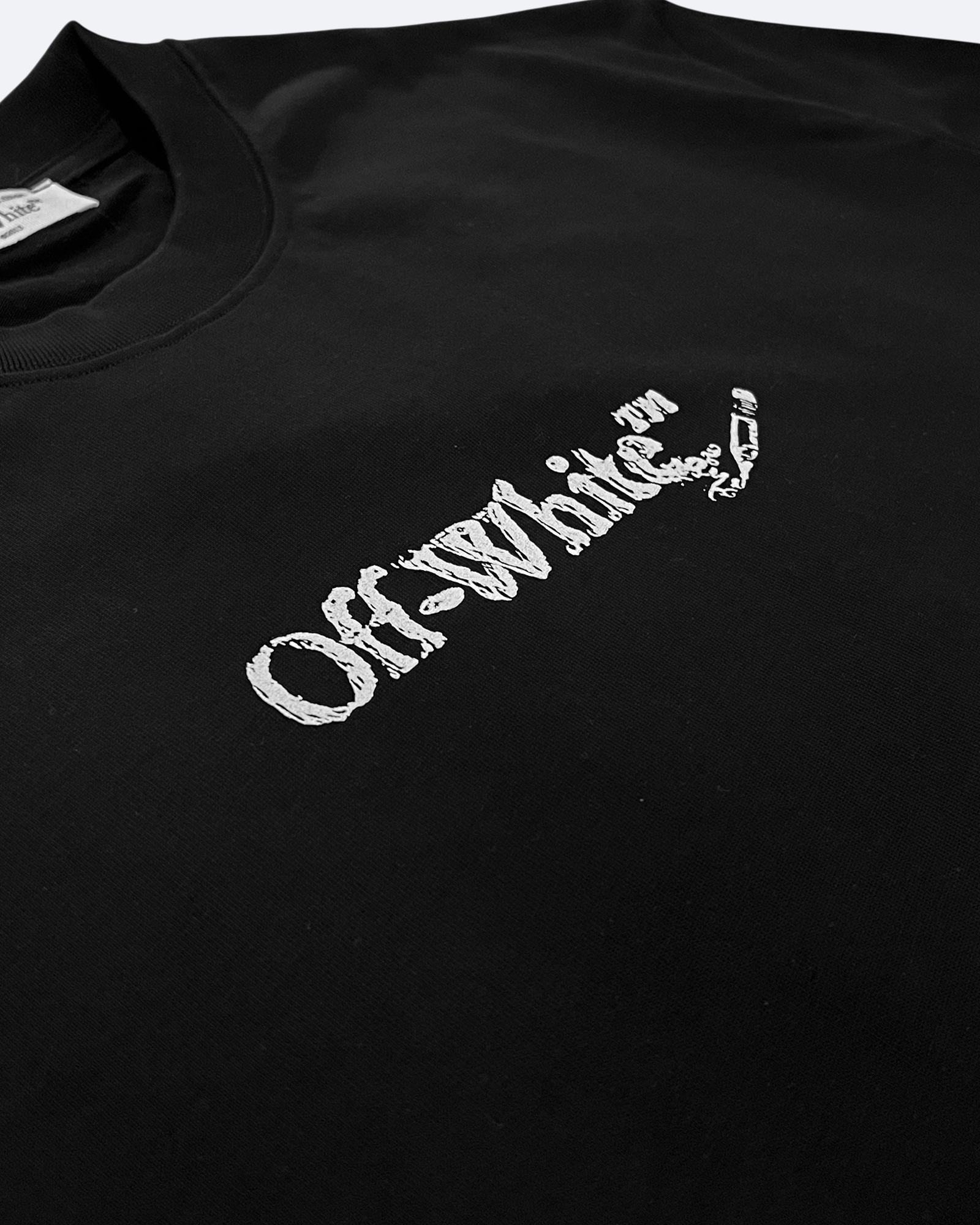 Off-White – tričko Drawing Arrow – černé