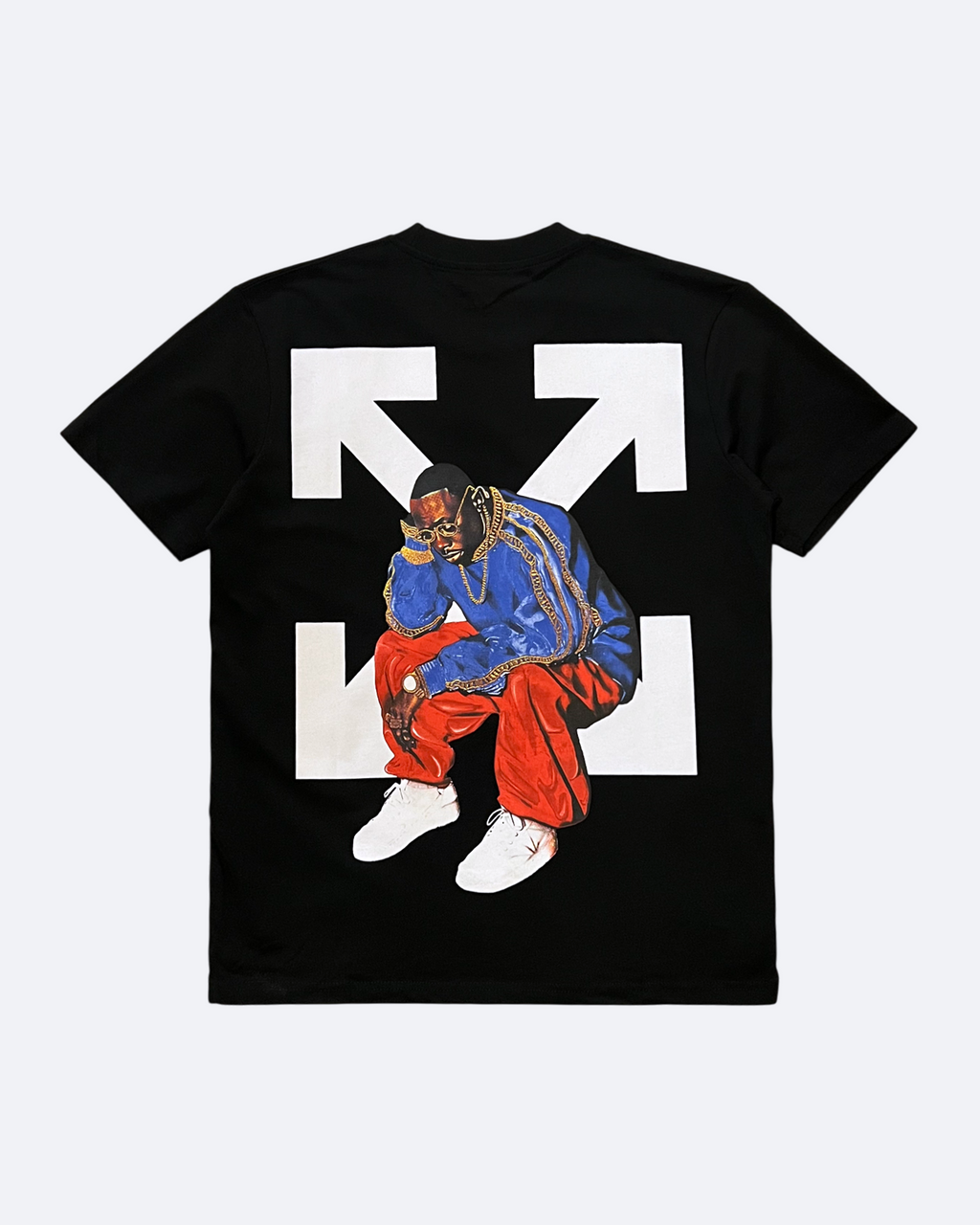 Off-White - Tričko Thinkman Arrow - černé