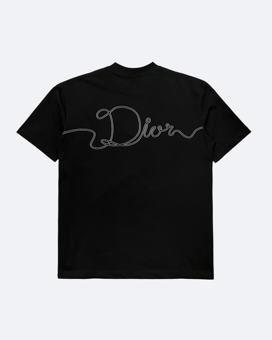 Dior - Script Logotype T-Shirt - Black