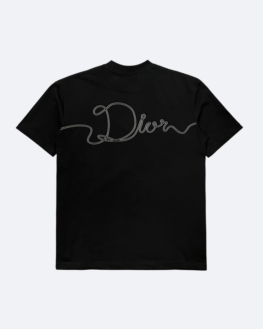 Dior – Tričko s logem Script – Černá