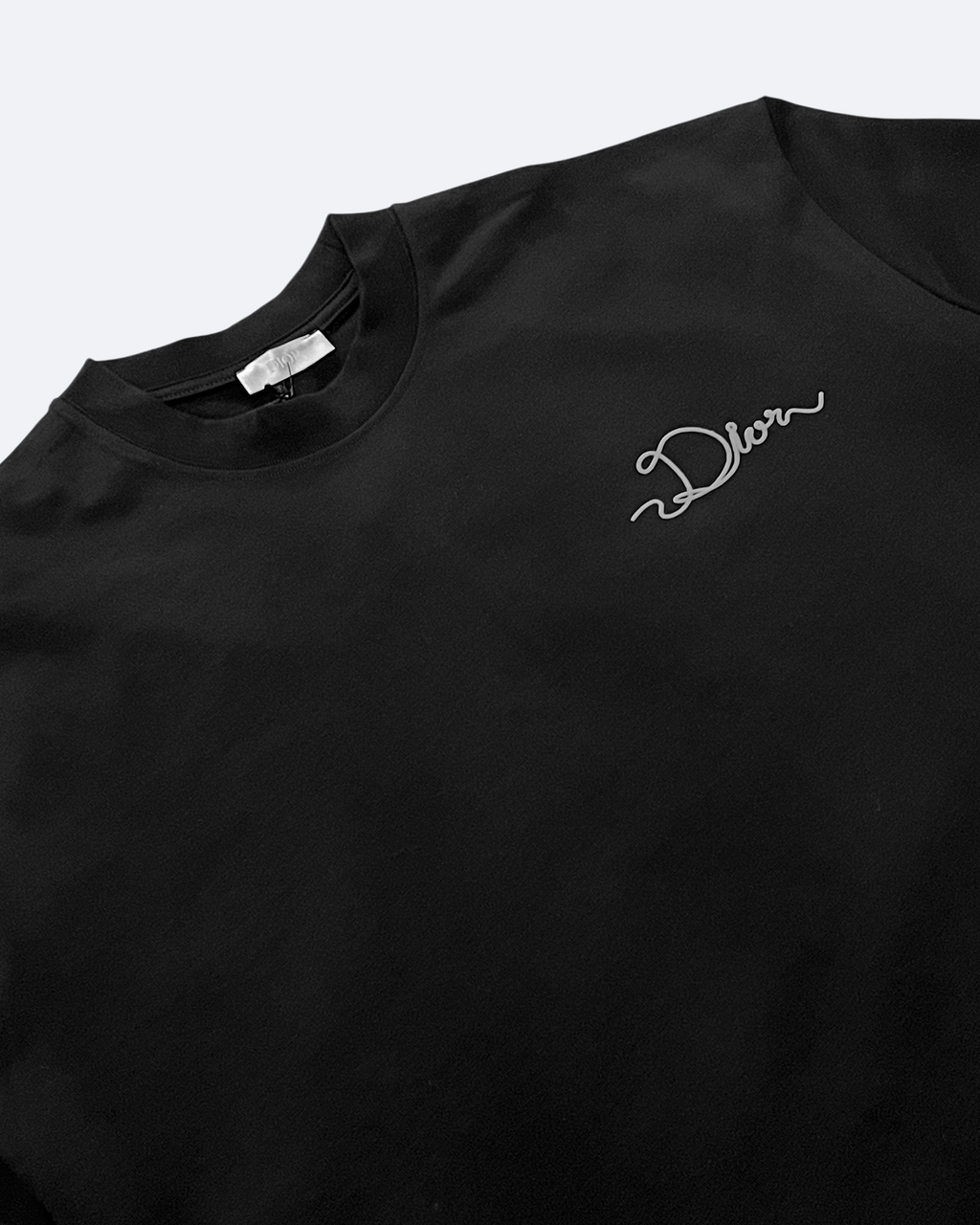 Dior – Tričko s logem Script – Černá