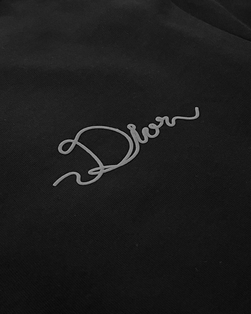Dior – Tričko s logem Script – Černá
