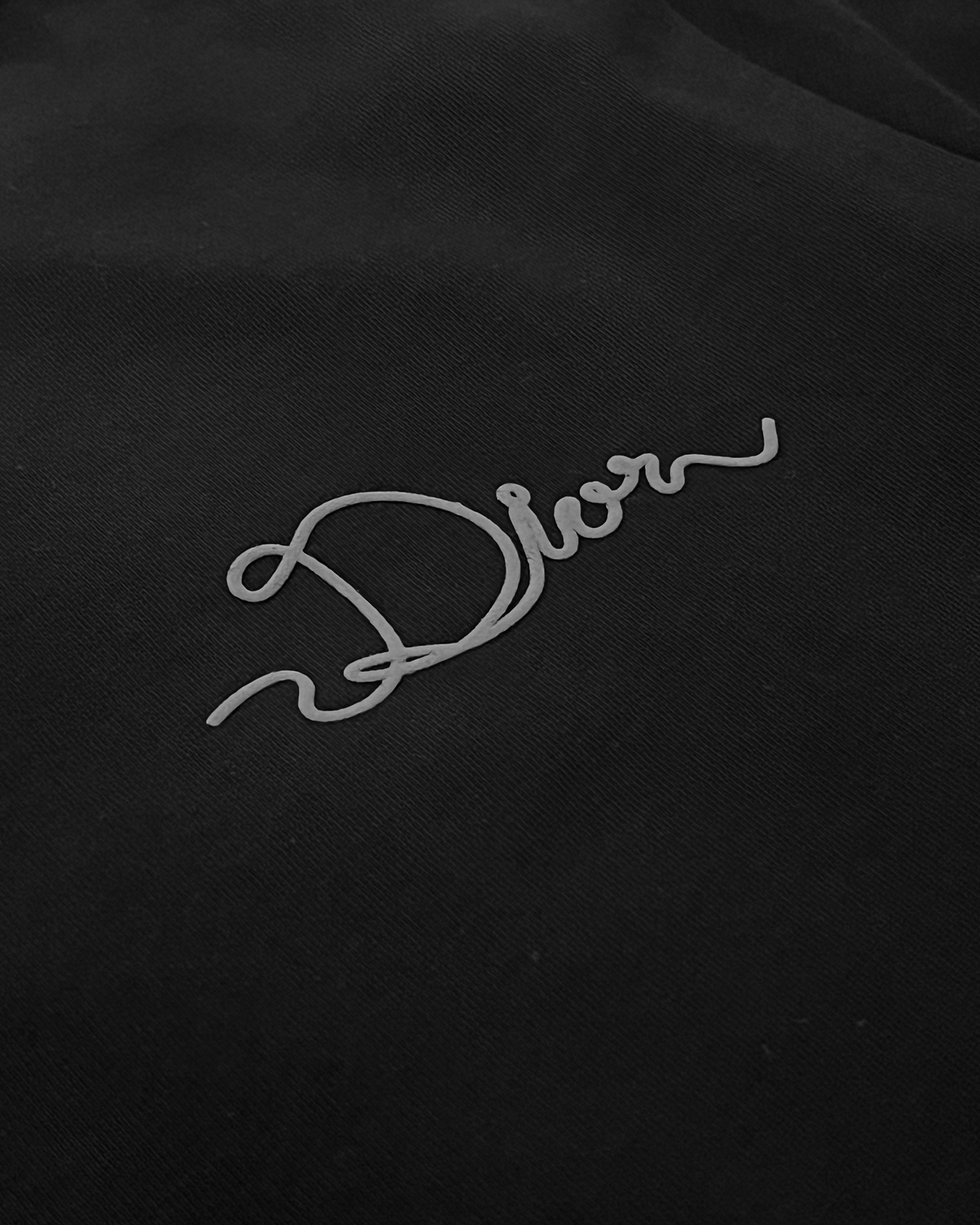 Dior – Tričko s logem Script – Černá