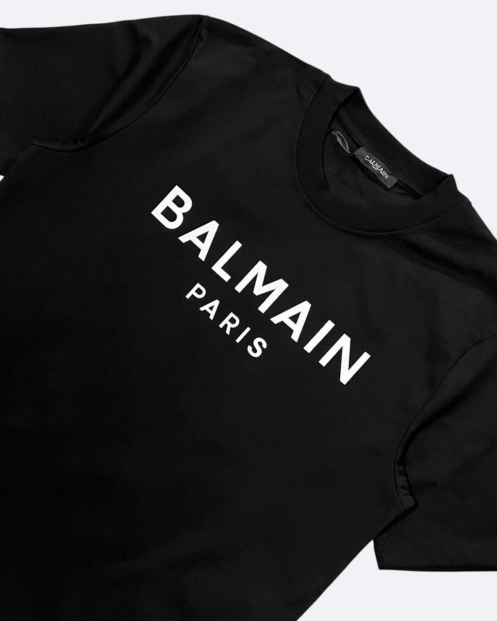 Balmain – Klasické tričko s logem – černé