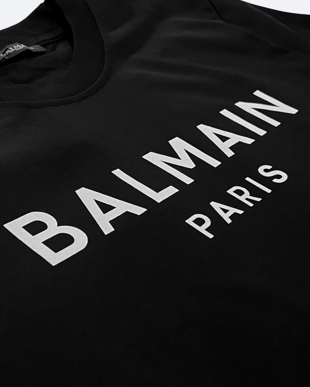 Balmain – Klasické tričko s logem – černé
