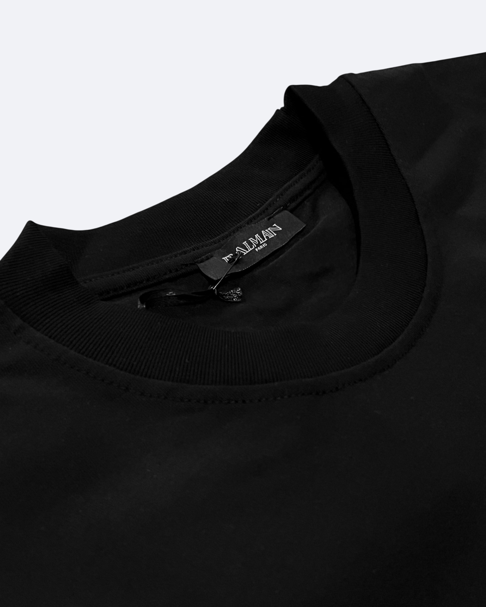 Balmain – Klasické tričko s logem – černé