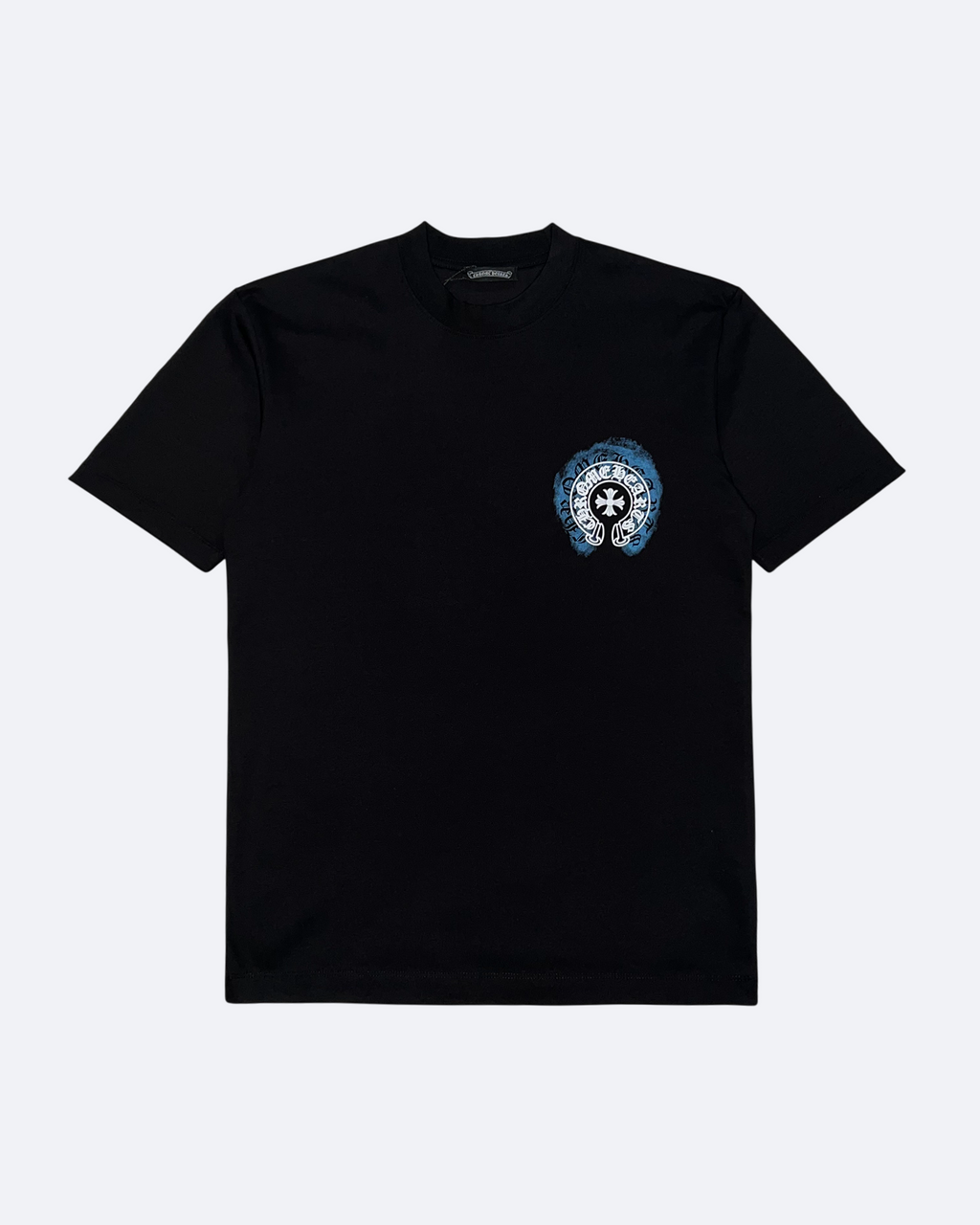 Chrome Hearts - Tričko Blue Mist - Černé
