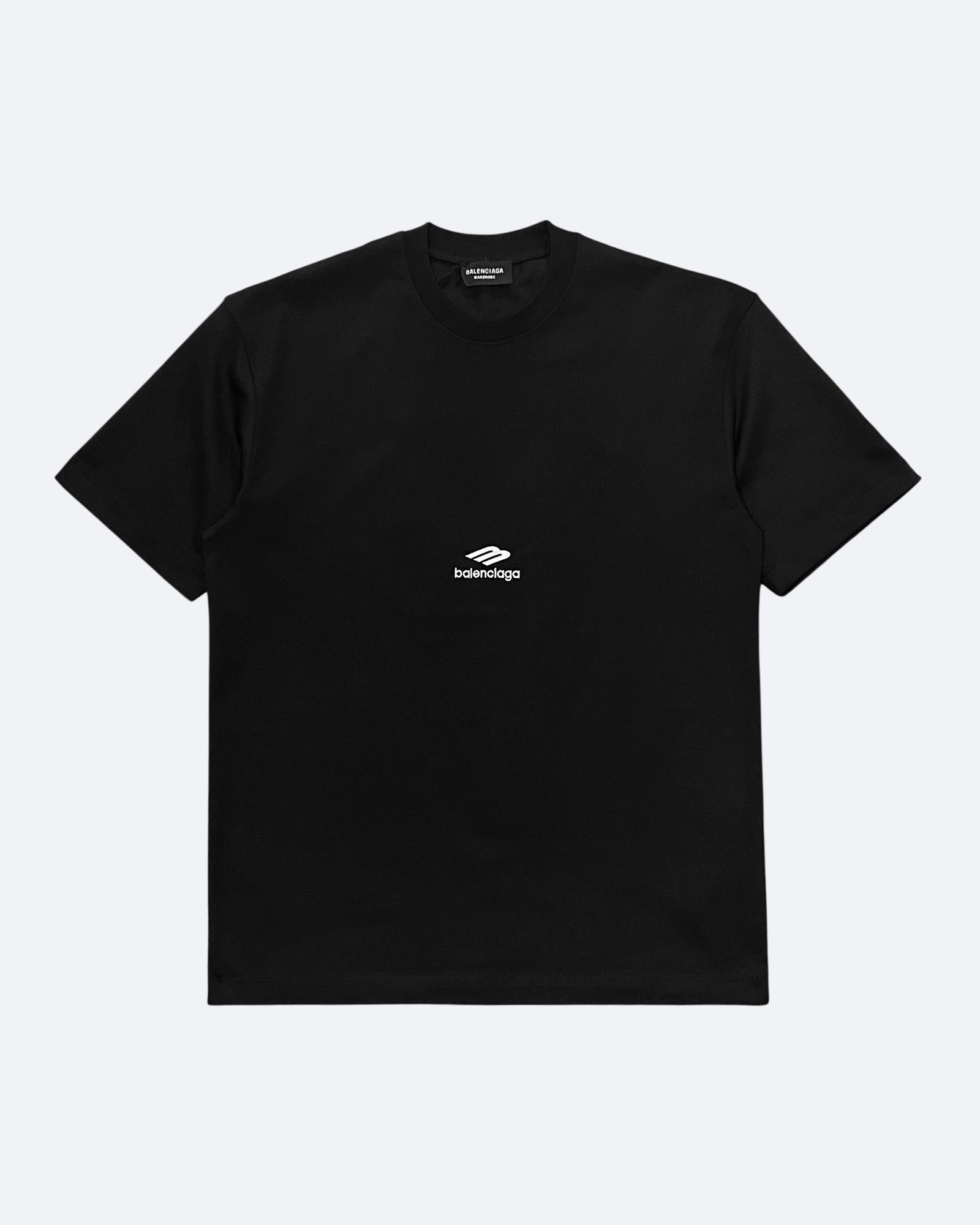 Balenciaga – Tričko s logem 3B – černé
