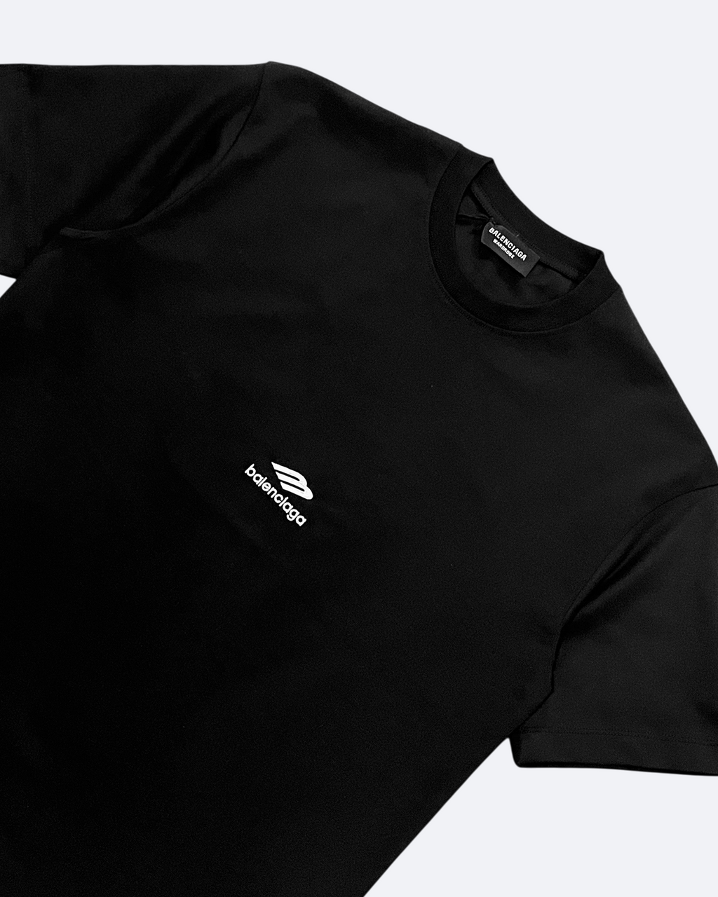 Balenciaga – Tričko s logem 3B – černé