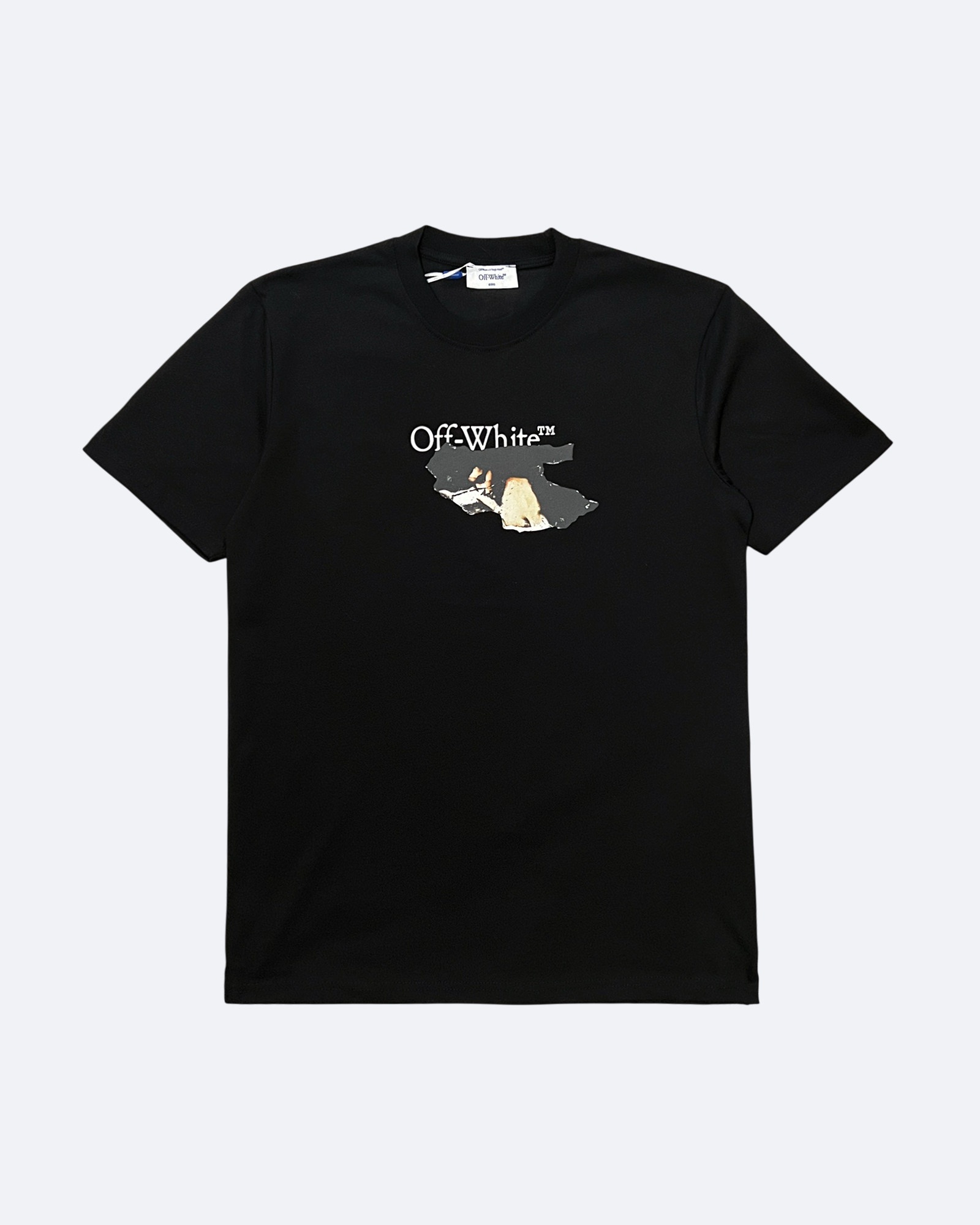 Off-White - Tričko Collage Arrow - černé