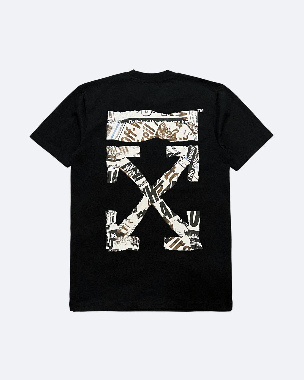 Off-White – tričko Magazine Arrow – černé