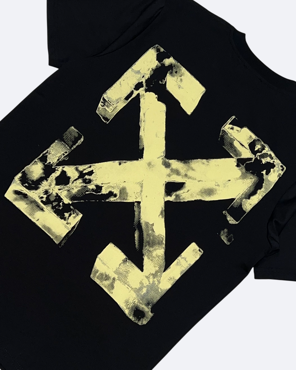 Off-White – tričko Acid Arrow – černé