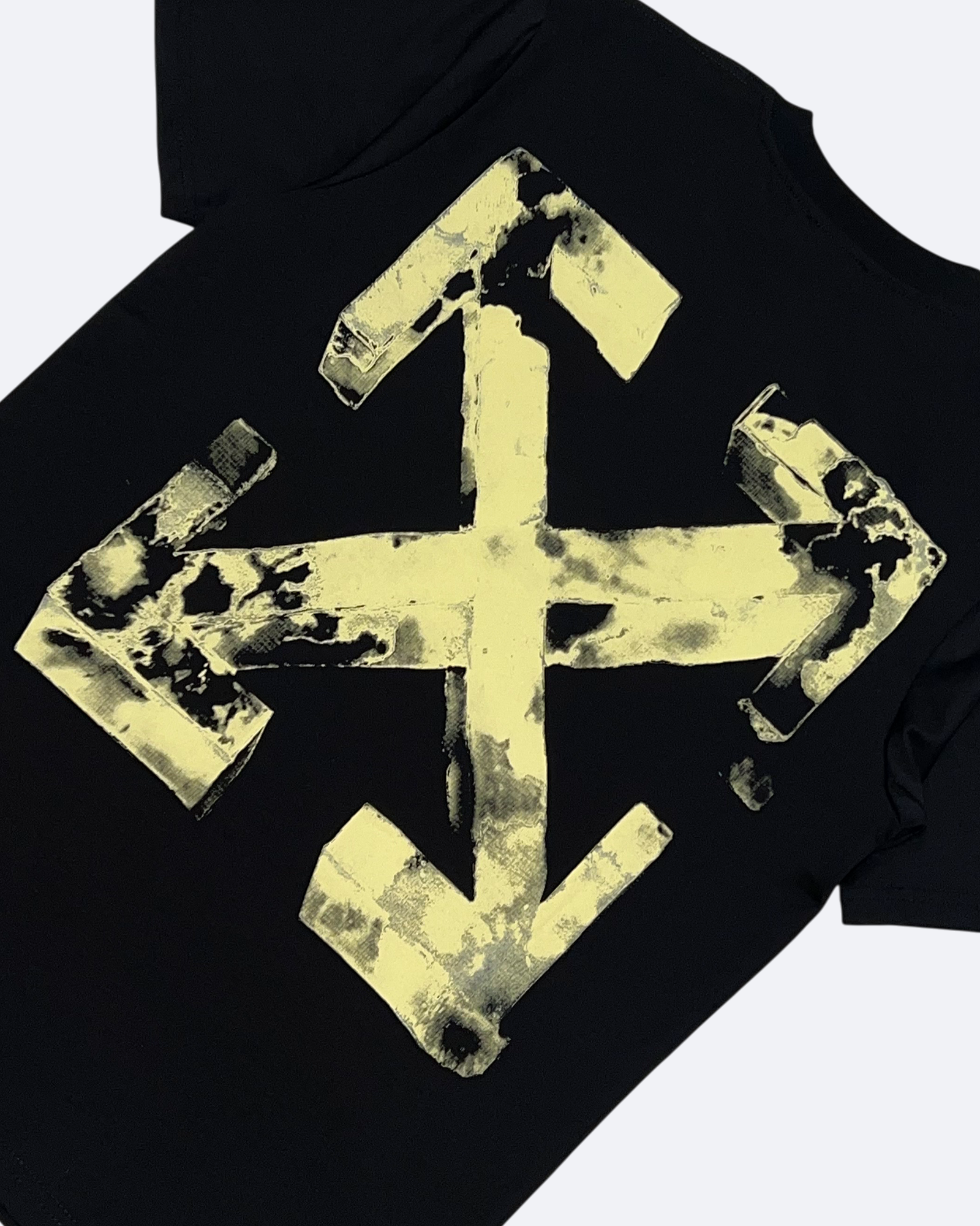 Off-White – tričko Acid Arrow – černé
