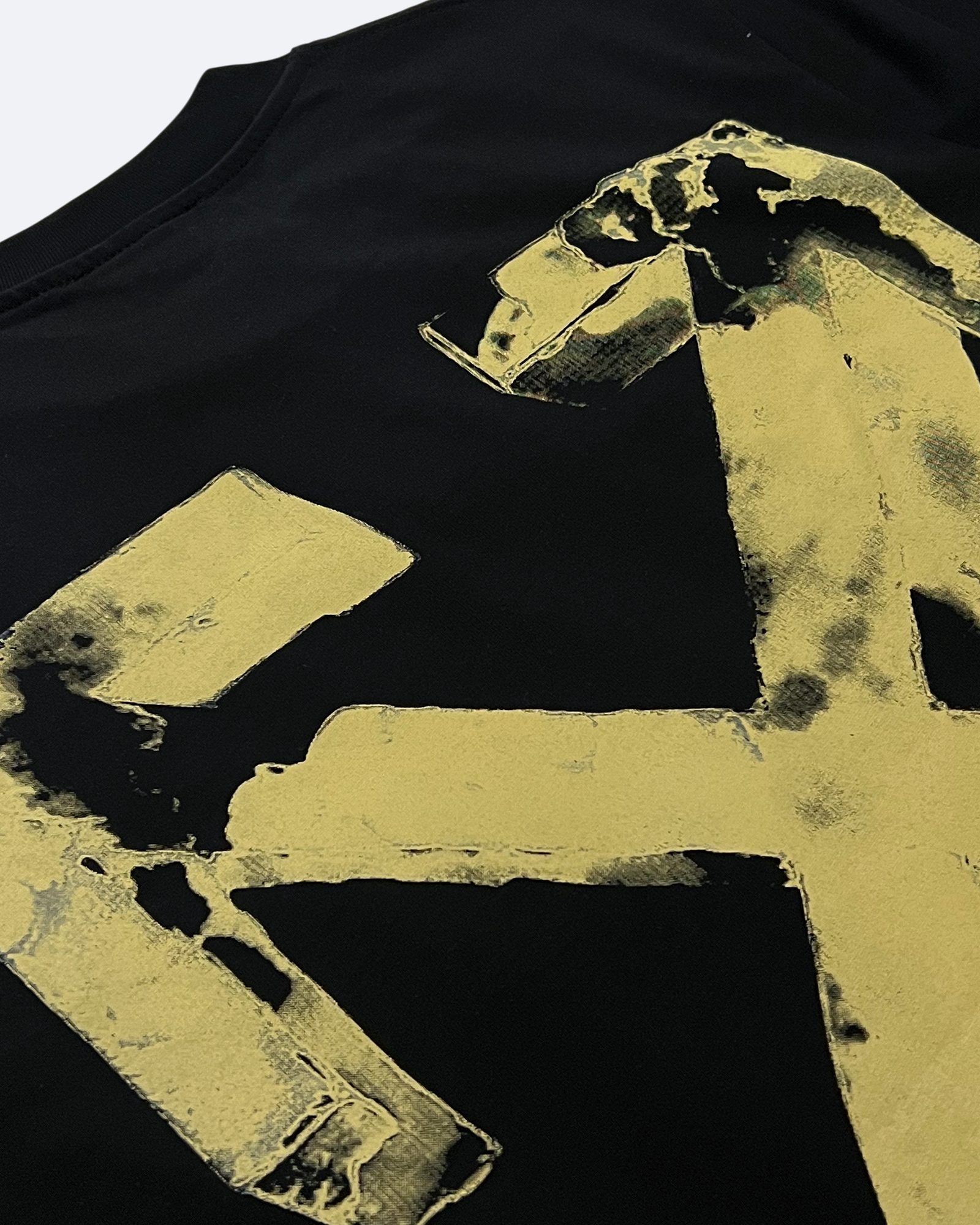 Off-White – tričko Acid Arrow – černé