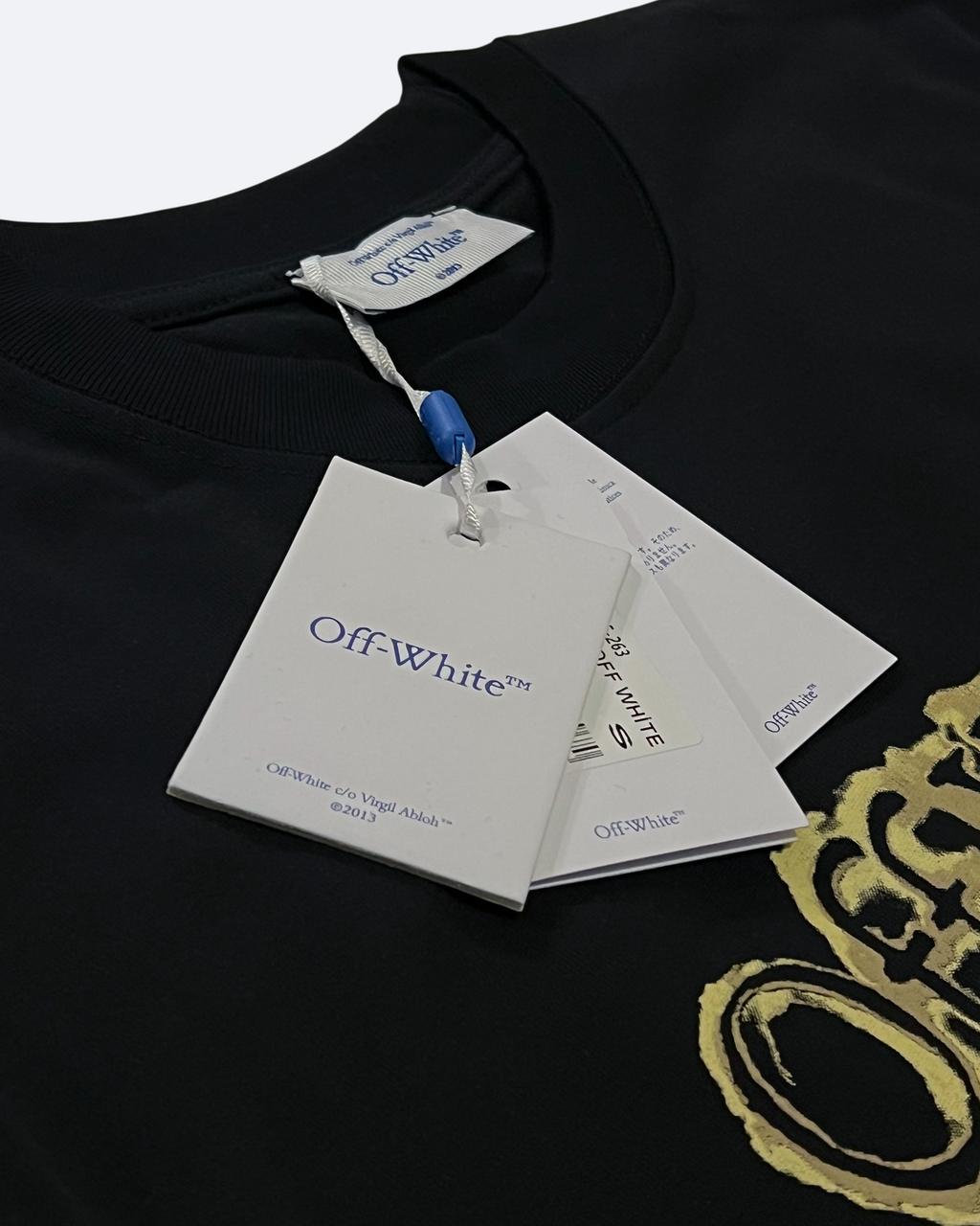 Off-White – tričko Acid Arrow – černé
