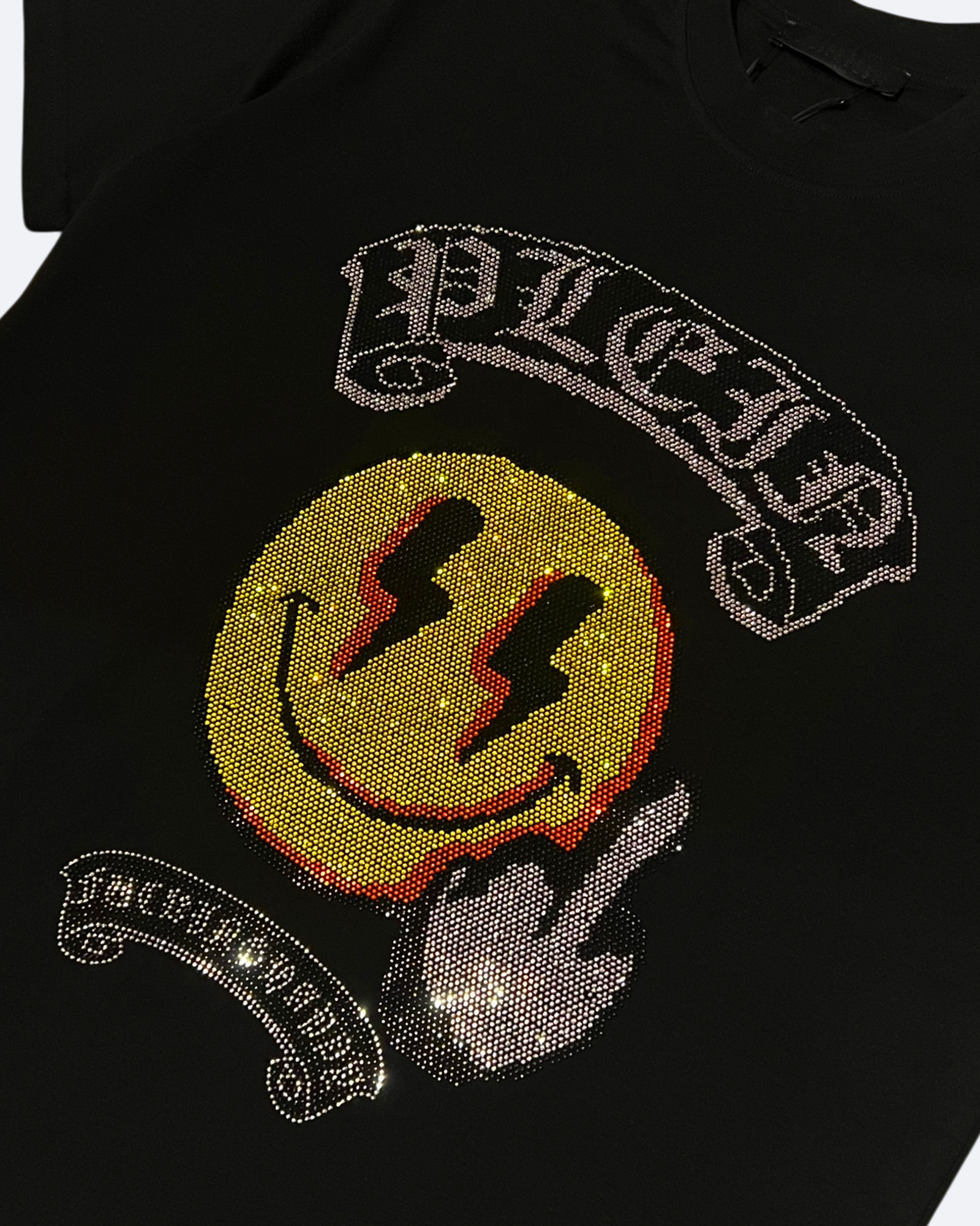 Philipp Plein – Tričko Smiley – Černé
