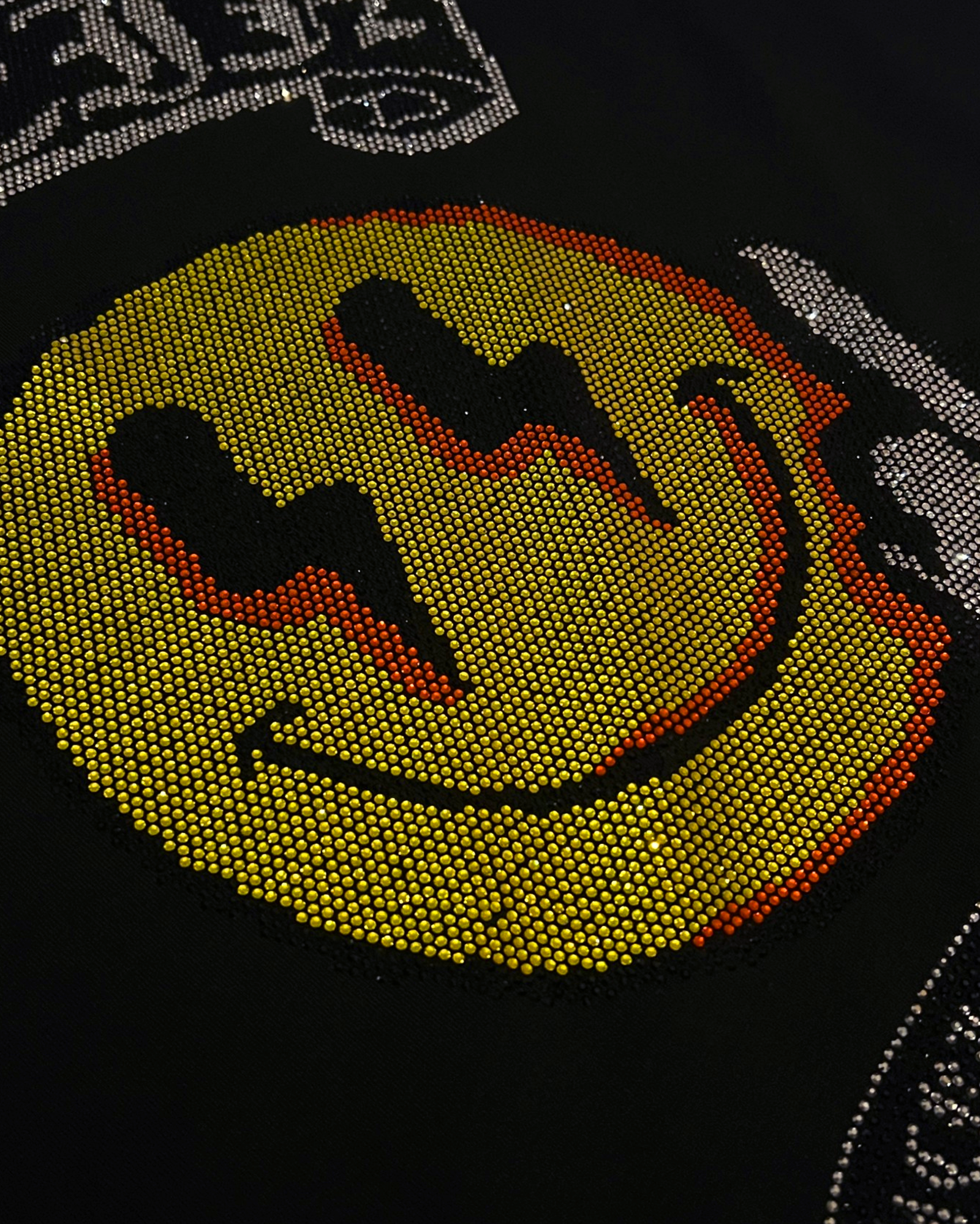 Philipp Plein – Tričko Smiley – Černé