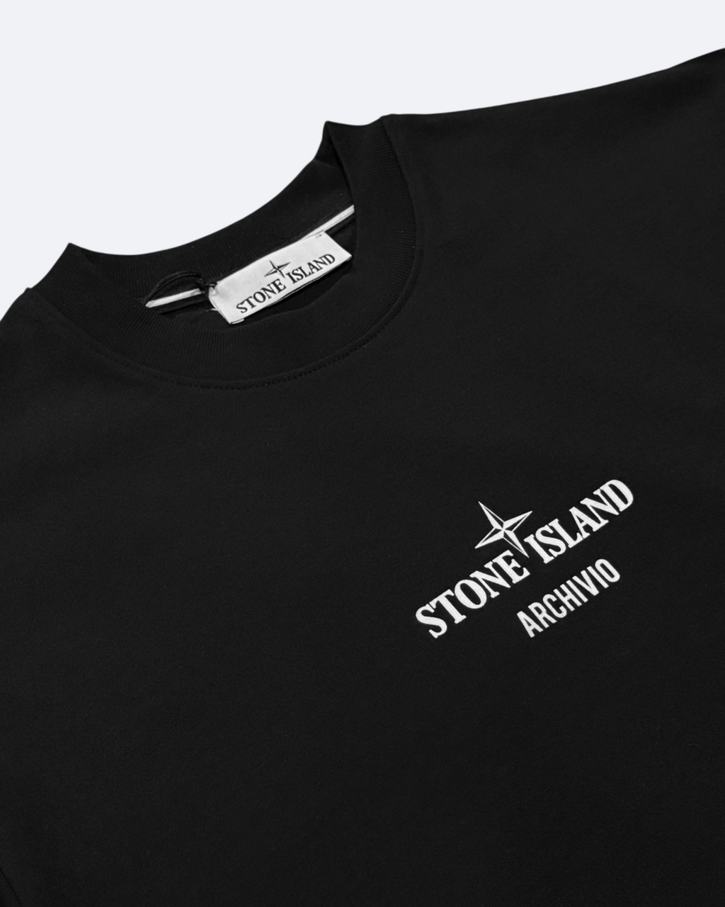 Stone Island - Tričko Archivio - Černá