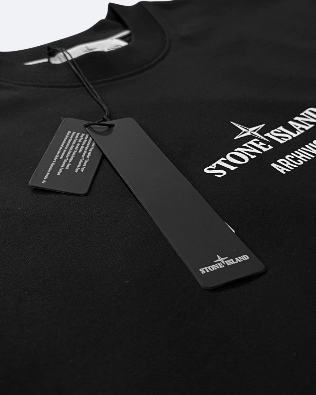 Stone Island - Tričko Archivio - Černá