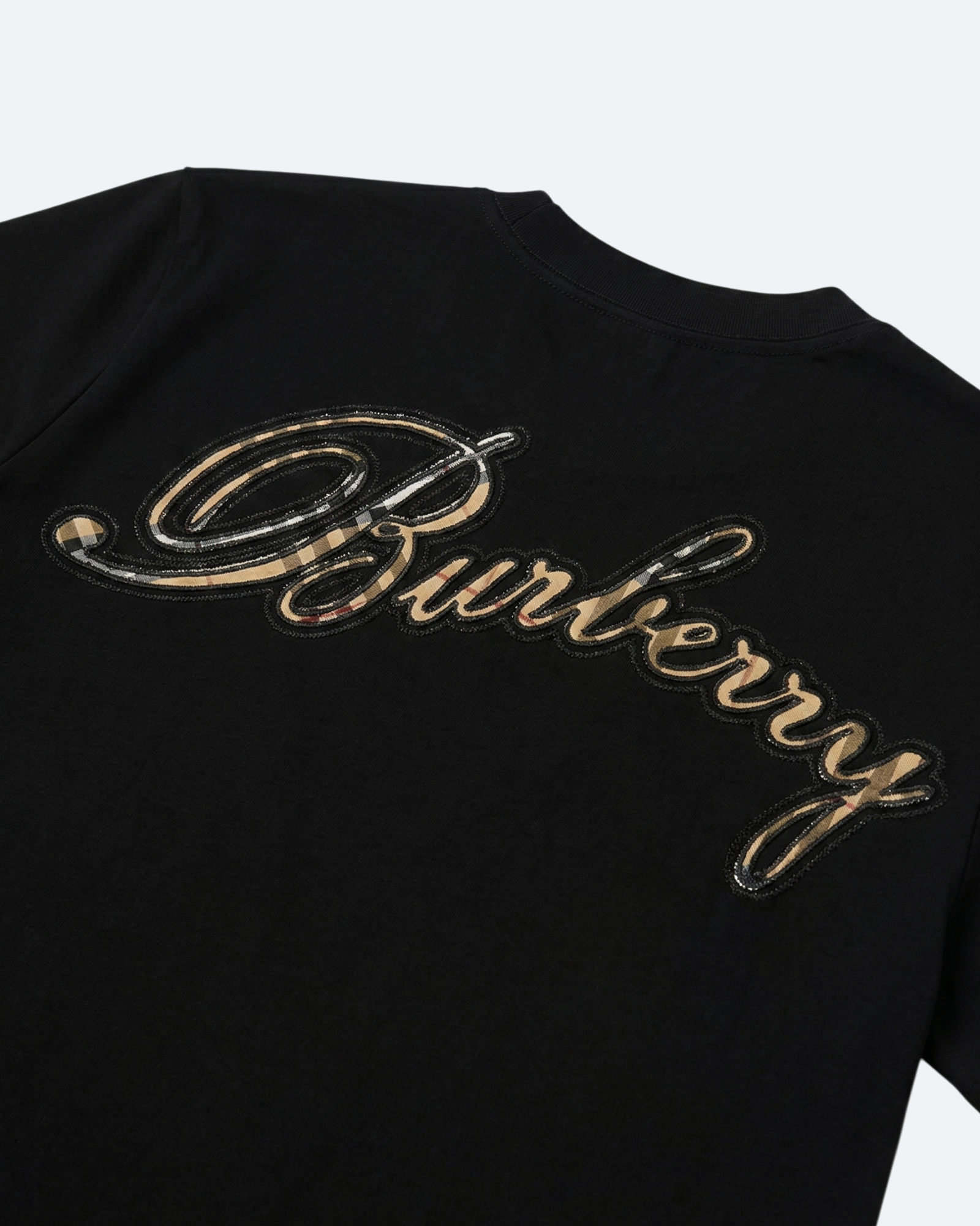 Burberry - Cursive Logotype T-Shirt - Black