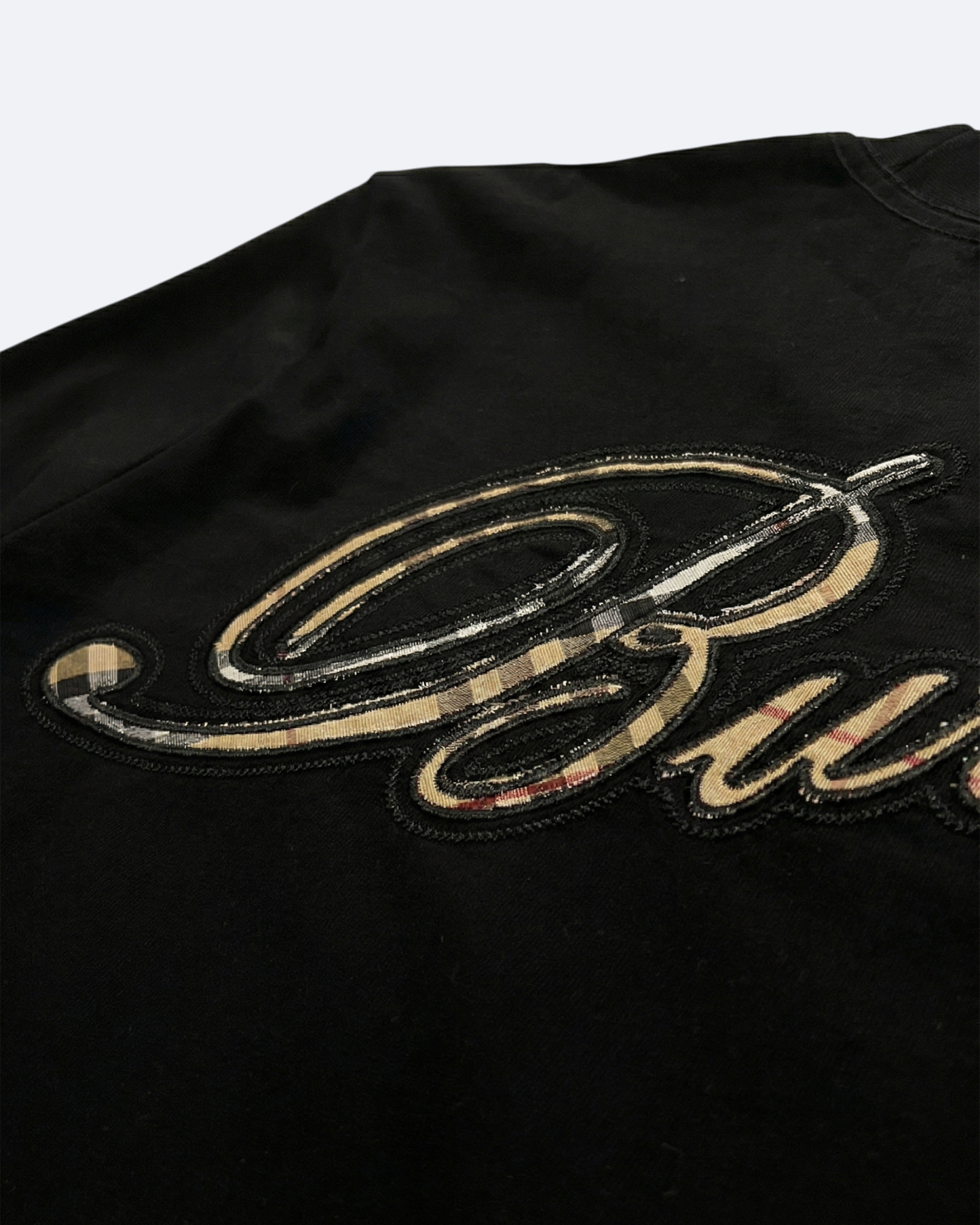 Burberry - Cursive Logotype T-Shirt - Black